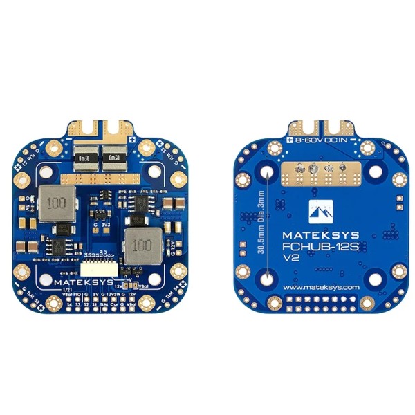 MATEK PDB FCHUB-12S V2 Cinelifter Drone Toy 12V Output 440A Current Sensor 3-12S RC Airplane X-Class 6mm Shaft